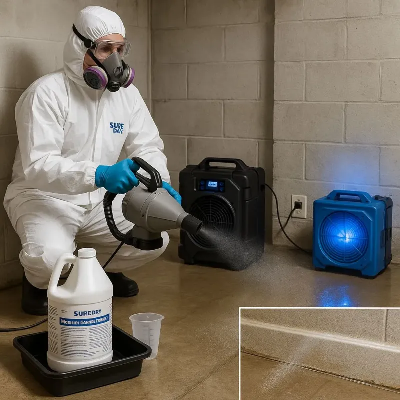Sanitization and Odor Removal process in Gordonsville, VA