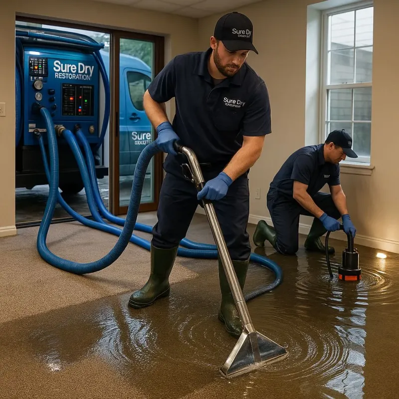 Water Extraction and Removal process in Gordonsville, VA